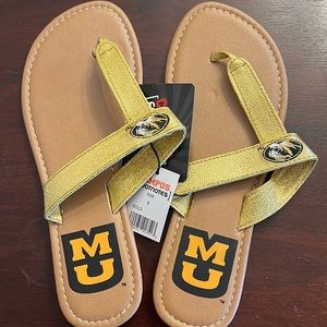 Mizzou Tigers Sandals